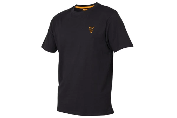 Fox Collection Black Orange T- Shirt 1 Fox Collection Black Orange T- Shirt