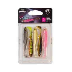 Fox Rage Slick Shad UV Mixed Colour Packs 5pcs