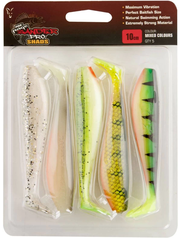5x Fox Rage Zander Pro Shad 1 5x Fox Rage Zander Pro Shad