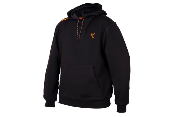 Fox Collection Black/Orange Hoody 1 Fox Collection Black/Orange Hoody