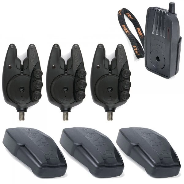 Fox Micron RX+ 3+1 Bite Alarm Set 1 Fox Micron RX+ 3+1 Bite Alarm Set
