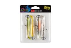 Fox Rage Spikey Shad Mixed UV Colour Pack Loaded (4 Pieces)