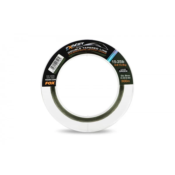 Fox Exocet Pro Low Vis Green Double Tapered Mainline (300m) 1 Fox Exocet Pro Low Vis Green Double Tapered Mainline (300m)