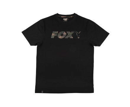 Fox Black / Camo Raglan T-shirt 2 Fox Black / Camo Raglan T-shirt - Image 2