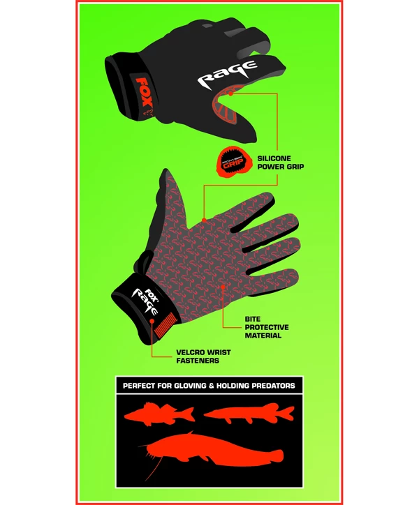 Fox Rage Power Grip Gloves 2 Fox Rage Power Grip Gloves - Image 2