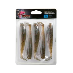 Fox Rage Zander Pro Shad Motor Oil Ultra UV Packs 5pcs