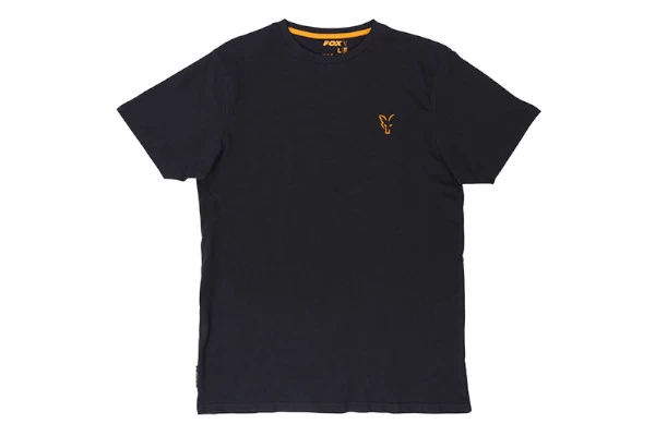 Fox Collection Black Orange T- Shirt 2 Fox Collection Black Orange T- Shirt - Image 2