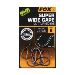 Hook Carp Fox Edges Armapoint Super Wide Gape Outturned Eye (10 Pieces)
