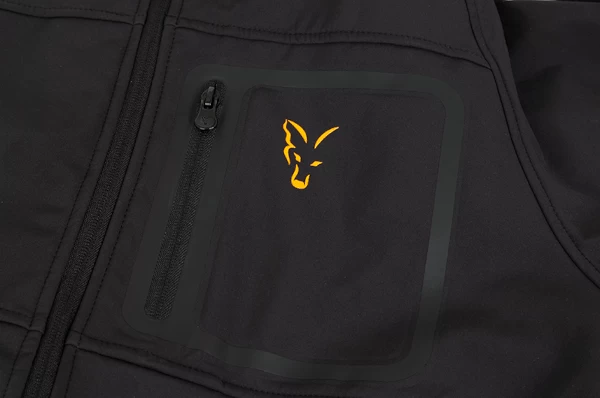 Fox Collection Black/Orange Shell Hoody 3 Fox Collection Black/Orange Shell Hoody - Image 3